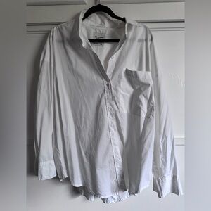 abercrombie oversized button up